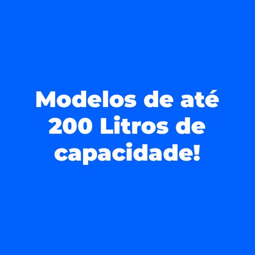 Modelos de até 200 litros
